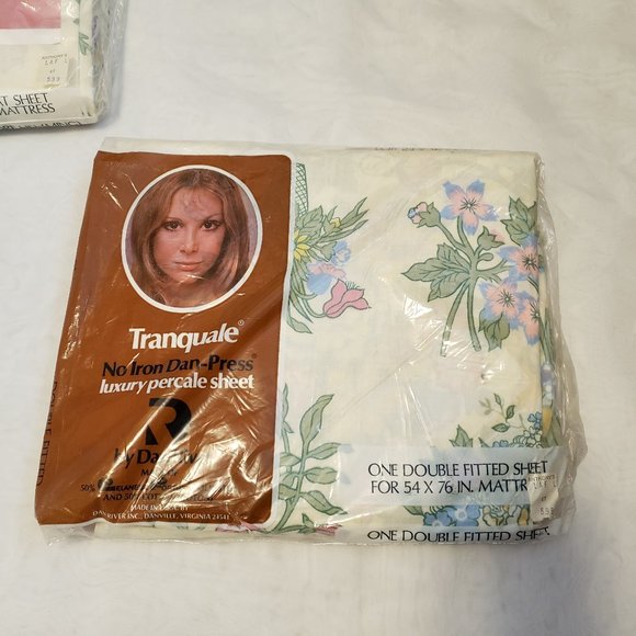 Vintage Dan River Sheet Set, Serenade Pattern - Picture 4 of 10